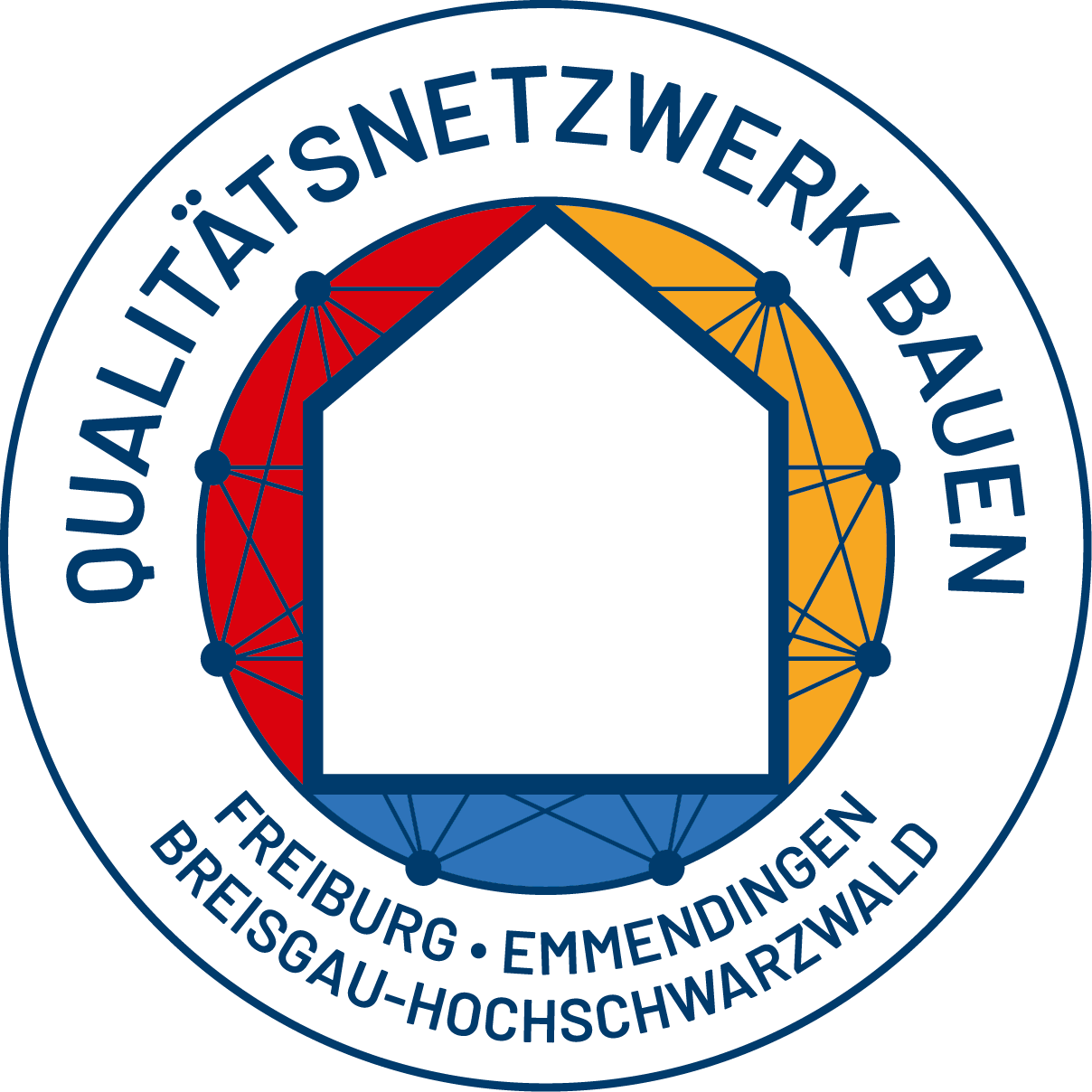 Logo Qualitätsnetzwerk Bauen - Freiburg, Emmendingen Breisgau-Hochschwarzwald